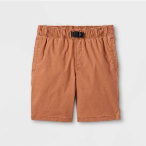 Boys' Utility Buckle Pull-On Shorts - Cat & Jack Dark Orange Size XL (16) NWT 3